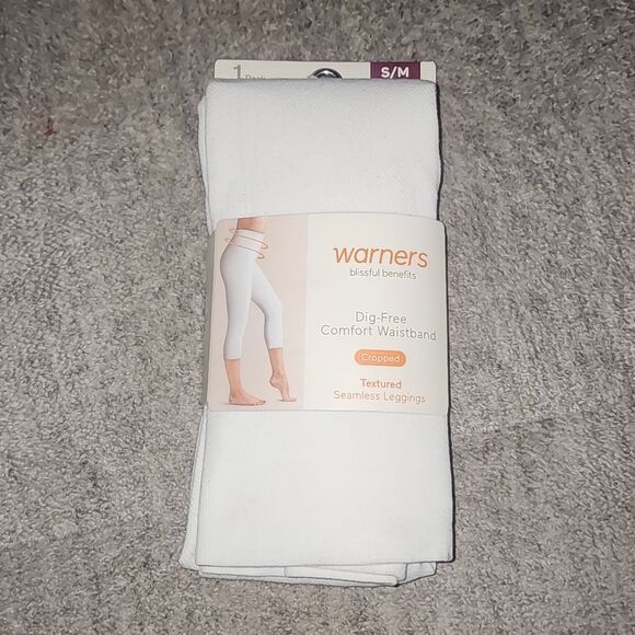 Warner's Women's Seamless Ribbed Leggings Size S/M - Picture 9 of 10